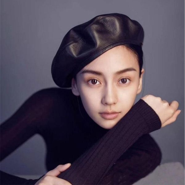 seioum pu leather beret hats for women winter flat cap child boina feminina fashion autumn winter beret cap bone gorras painter, Blue;gray
seioum pu leather beret hats for women winter flat cap child boina feminina fashion autumn winter beret cap bone gorras painter, Blue;gray