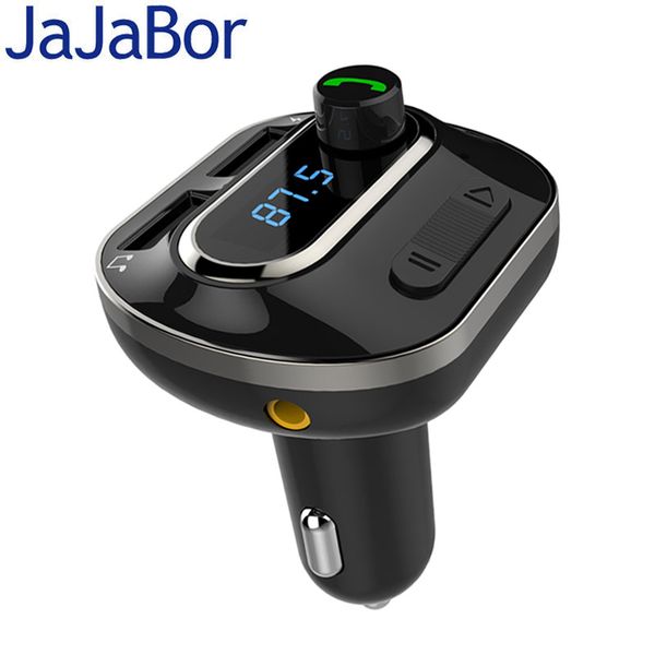 jajabor bluetooth hand-car kit fm transmitter aux audio car mp3 player support tf card u disk lcd display with usb charger
jajabor bluetooth hand-car kit fm transmitter aux audio car mp3 player support tf card u disk lcd display with usb charger
