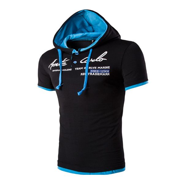 new male leisure brand t-shirt summer fashion men hooded collar sling design t shirt men short sleeve slim male m-3xl, White;black
new male leisure brand t-shirt summer fashion men hooded collar sling design t shirt men short sleeve slim male m-3xl, White;black