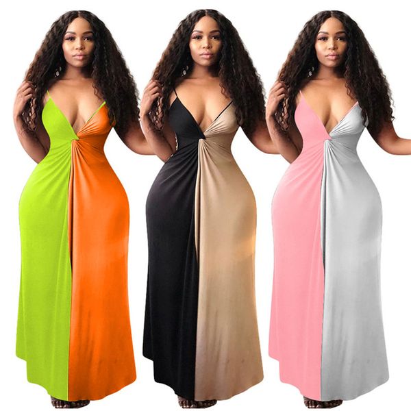 women dresses fashion clothing sleeveless casual dresses v- neck dress summer clothes dhl 3100, Black;gray
women dresses fashion clothing sleeveless casual dresses v- neck dress summer clothes dhl 3100, Black;gray