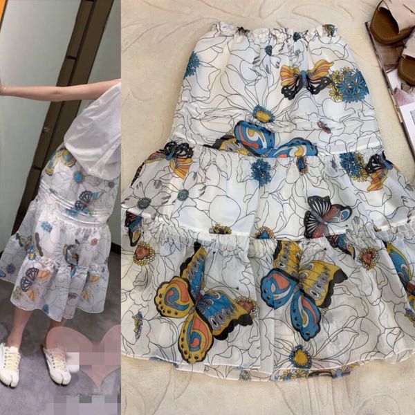 2019 new arrival autumn clothes women fashion white print skirt sweet mid calf ruffles empire ball gown skirt, Black
2019 new arrival autumn clothes women fashion white print skirt sweet mid calf ruffles empire ball gown skirt, Black