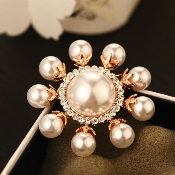agood rose gold imitation pearls brooch for women scarf pins rhinestone bling bling jewelry accessories bv00024, Gray
agood rose gold imitation pearls brooch for women scarf pins rhinestone bling bling jewelry accessories bv00024, Gray
