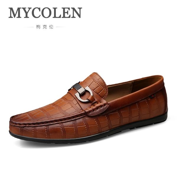 mycolen classic loafers men genuine leather solid color casual shoes men soft moccasins driving shoes man mocassin homme, Black
mycolen classic loafers men genuine leather solid color casual shoes men soft moccasins driving shoes man mocassin homme, Black