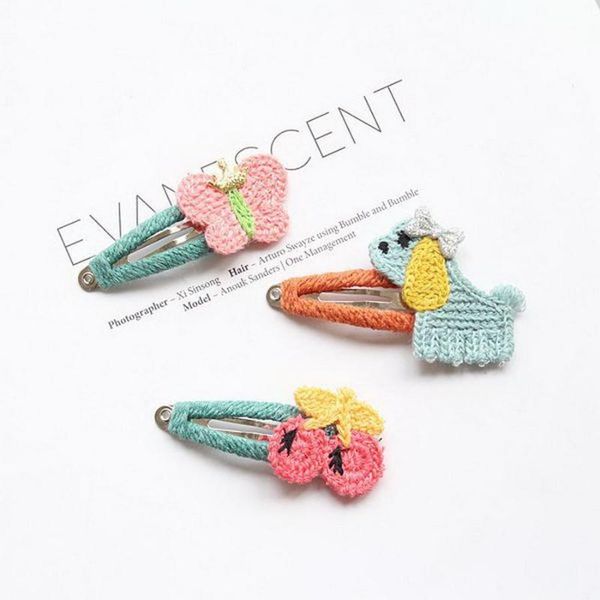 1000pcs girls knitting cherry flowers snap hair clips lollipop elephant hairpins barrettes butterfly hairpins, Slivery;white
1000pcs girls knitting cherry flowers snap hair clips lollipop elephant hairpins barrettes butterfly hairpins, Slivery;white