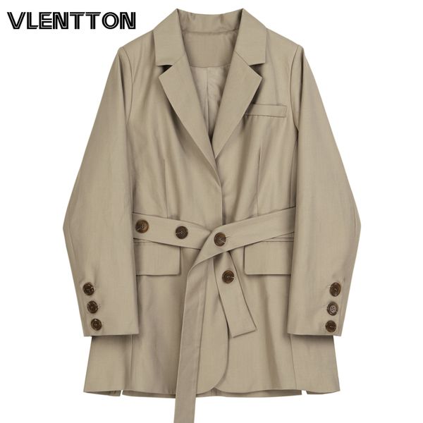 women's suits & blazers 2021 spring autumn khaki vintage blazer jacket women fashion sashes solid suit coat female outerwear office mu, White;black
women's suits & blazers 2021 spring autumn khaki vintage blazer jacket women fashion sashes solid suit coat female outerwear office mu, White;black