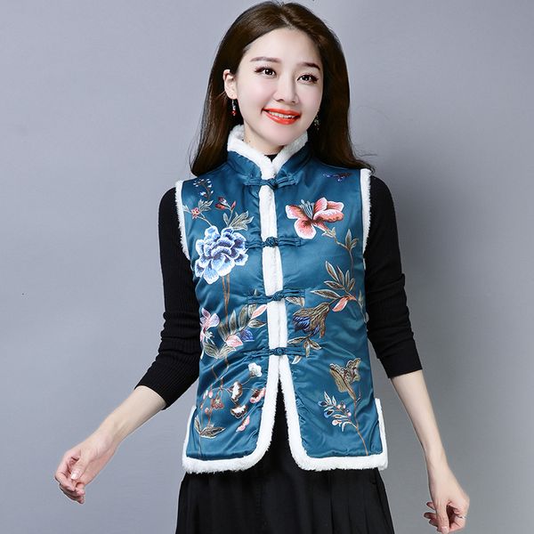 autumn winter chinese wind hair collar buckle printing vest national wind vest jacket women thicken quilted warm cheongsam vests, Black;white
autumn winter chinese wind hair collar buckle printing vest national wind vest jacket women thicken quilted warm cheongsam vests, Black;white