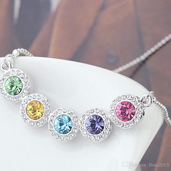 selling round beads chain with swarovski elements crystal white gold color plated fashion jewelry wholesale for women gift, Silver
selling round beads chain with swarovski elements crystal white gold color plated fashion jewelry wholesale for women gift, Silver