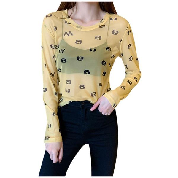 women's t-shirt miarhb o-neck mesh female aesthetic fashion print summer streetwear casual t-shirts bodycon 90s girls 2021 clothes a40, White
women's t-shirt miarhb o-neck mesh female aesthetic fashion print summer streetwear casual t-shirts bodycon 90s girls 2021 clothes a40, White