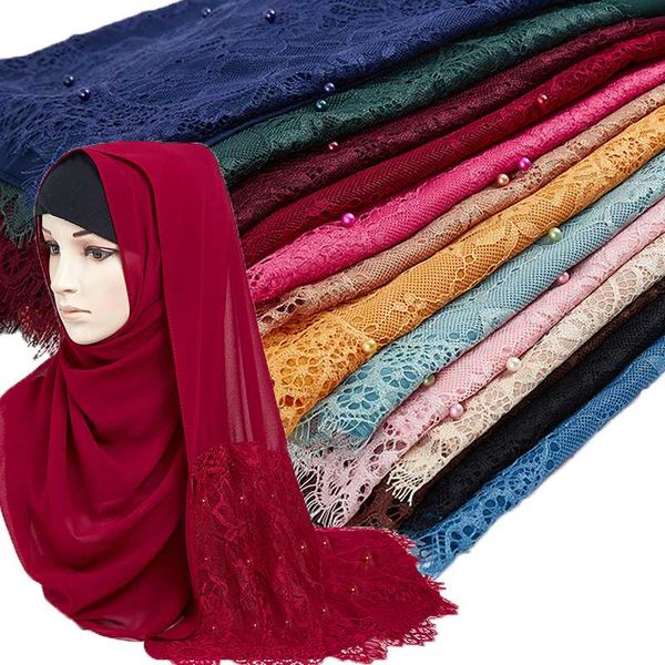 woman plain buble chiffon lace pearls scarf muslim scarf shawl muslim solid color lady muffler foulard femme hijabs, Blue;gray
woman plain buble chiffon lace pearls scarf muslim scarf shawl muslim solid color lady muffler foulard femme hijabs, Blue;gray