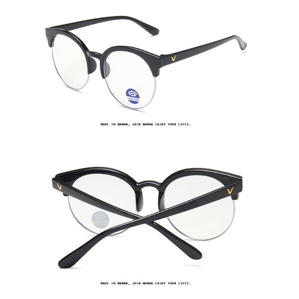 2020 new children's glasses frame half-frame round kids mirror personalized anti-blue light glassesboys girls goggles eyewear, White;black
2020 new children's glasses frame half-frame round kids mirror personalized anti-blue light glassesboys girls goggles eyewear, White;black