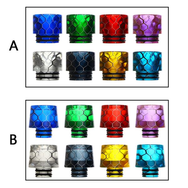 Grid Drip Tips Epoxy Resin Wave Snake Skin Honeycomb Wide Bore Mouthpiece for 510 or 810 Vaporizer Tank Atomizers Ecig DHL Free
Grid Drip Tips Epoxy Resin Wave Snake Skin Honeycomb Wide Bore Mouthpiece for 510 or 810 Vaporizer Tank Atomizers Ecig DHL Free