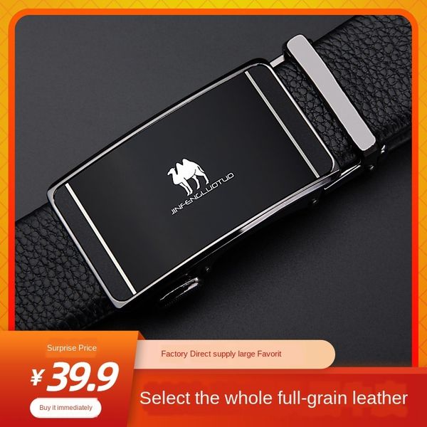 the first layer of cowhide automatic buckle men's pure cowhide business belt leather belt men's, Black;brown
the first layer of cowhide automatic buckle men's pure cowhide business belt leather belt men's, Black;brown