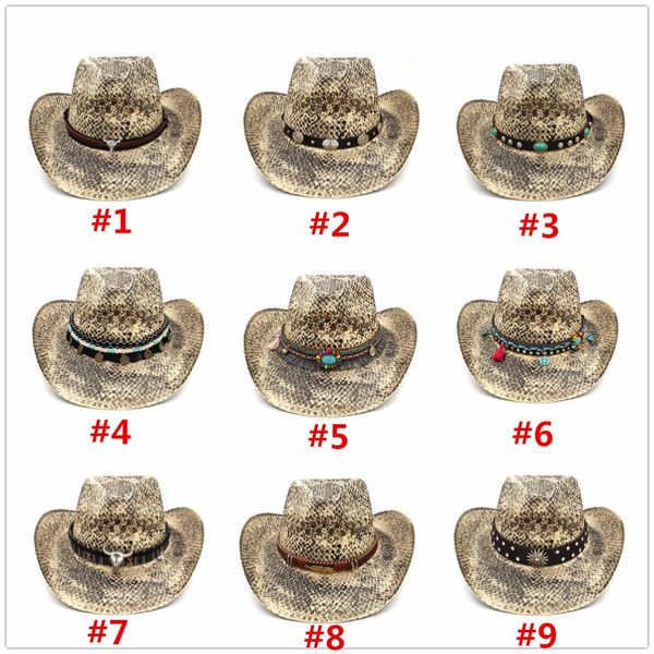9 women men straw western cowboy hat handmade weave lady dad sombrero hombre cowgirl jazz caps bohemian tassel band size 56-58cm, Blue;gray
9 women men straw western cowboy hat handmade weave lady dad sombrero hombre cowgirl jazz caps bohemian tassel band size 56-58cm, Blue;gray