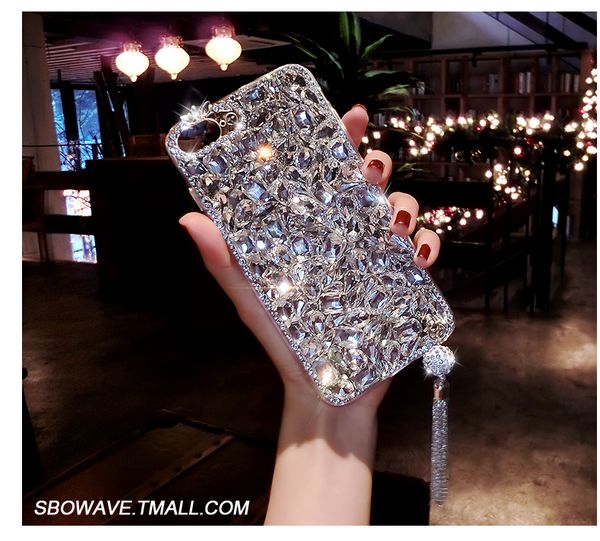 Shinning Tassel Full Diamond Back Cover Shell Discolor Rhinestone Phone Case Gradient Color for iPhone6 7 8 plus max for Samsung Note8 S9 S8
Shinning Tassel Full Diamond Back Cover Shell Discolor Rhinestone Phone Case Gradient Color for iPhone6 7 8 plus max for Samsung Note8 S9 S8