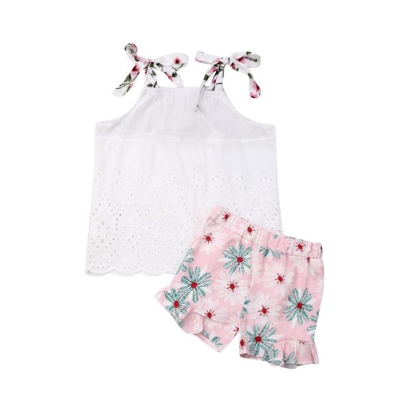 toddler kids baby girl summer boho clothes sets sleeveless lace floral sling shorts pants outfits, White
toddler kids baby girl summer boho clothes sets sleeveless lace floral sling shorts pants outfits, White