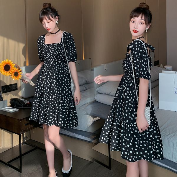 0811# maternity clothes summer cotton floral dress short sleeve loose stylish dress for pregnant women mom, White
0811# maternity clothes summer cotton floral dress short sleeve loose stylish dress for pregnant women mom, White