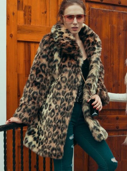 2019 womens leopard faux fur coat winter thicken warm long sleeve fur coat outerwear fashion overcoats plus size p1317, Black
2019 womens leopard faux fur coat winter thicken warm long sleeve fur coat outerwear fashion overcoats plus size p1317, Black