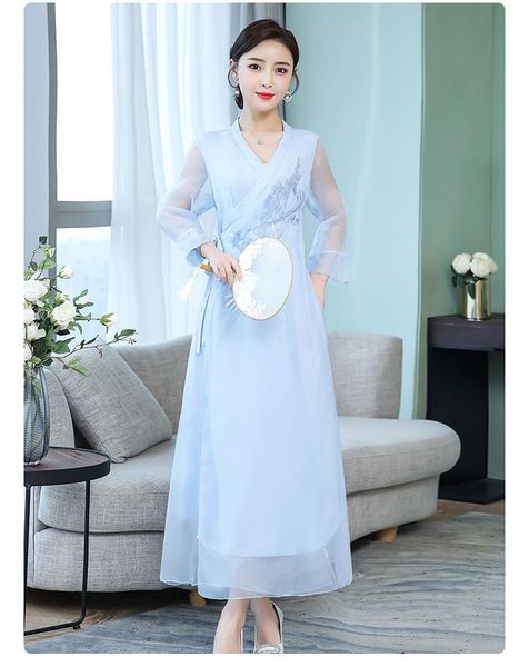 asia & pacific islands garment embroidered modern women kaftans gown new national style robe long dress novelty ethnic performance clothing, Red
asia & pacific islands garment embroidered modern women kaftans gown new national style robe long dress novelty ethnic performance clothing, Red