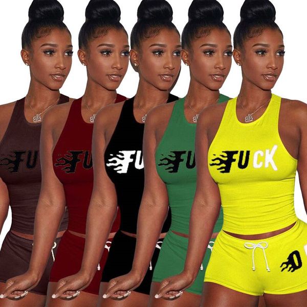 women tracksuits summer 2 piece sets sleeveless t-shirt shorts solid color letter sports suit scoop neck outfits fashion jogging suit, Gray
women tracksuits summer 2 piece sets sleeveless t-shirt shorts solid color letter sports suit scoop neck outfits fashion jogging suit, Gray