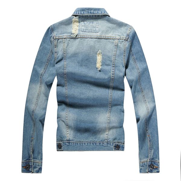 new style men badge denim jacket large size washing slim fit fold-down collar fashion cowboy jacket, Black;brown
new style men badge denim jacket large size washing slim fit fold-down collar fashion cowboy jacket, Black;brown