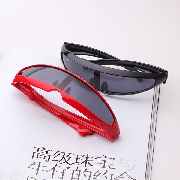 new who cutie 2019 windproof visor sunglasses men women one piece sunny flat goggles oversized shield robot sun glasses male 837
new who cutie 2019 windproof visor sunglasses men women one piece sunny flat goggles oversized shield robot sun glasses male 837