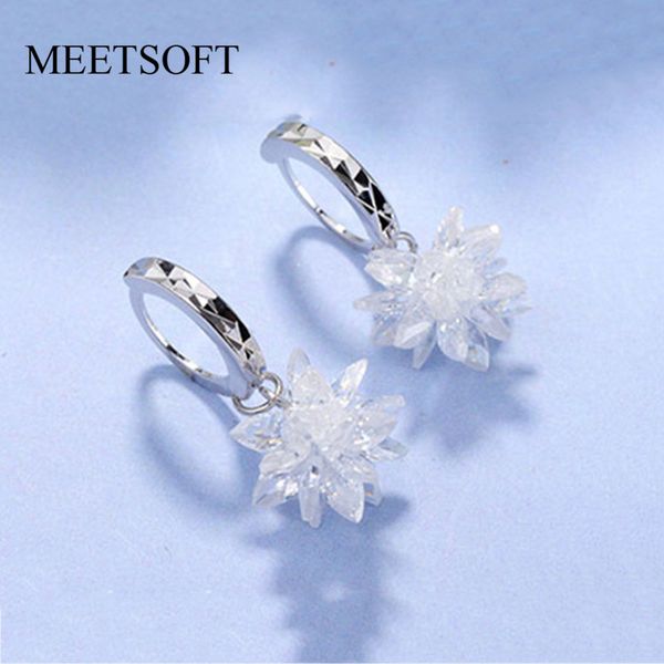 meetsoft 925 sterling silver prevent allergy crystal hoop earrings for women trendy small crystal flower jewelry gift, Golden;silver
meetsoft 925 sterling silver prevent allergy crystal hoop earrings for women trendy small crystal flower jewelry gift, Golden;silver