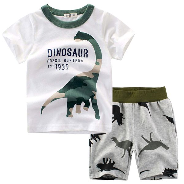 ishowtienda toddler baby boy cartoon t-shirt dinosaur shorts pants outfits set clothes toddler summer clothes kids, White
ishowtienda toddler baby boy cartoon t-shirt dinosaur shorts pants outfits set clothes toddler summer clothes kids, White