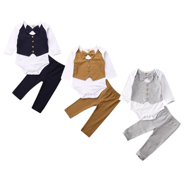 cute newborn baby boys clothes formal gentleman clothes long sleeve romper+leggings pants outfits party newborn baby boy costume, White
cute newborn baby boys clothes formal gentleman clothes long sleeve romper+leggings pants outfits party newborn baby boy costume, White