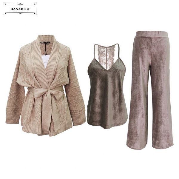 autumn winter wool thick women's 3 pieces pajamas sets long sleeve velvet camisole nightie long pants robe sets m1846, Blue;gray
autumn winter wool thick women's 3 pieces pajamas sets long sleeve velvet camisole nightie long pants robe sets m1846, Blue;gray