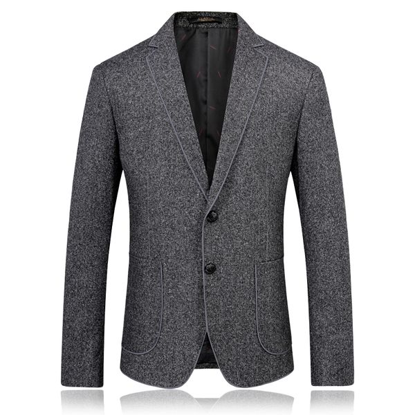 2020 autumn single breasted men's casual blazers mens coats jacket classics business woolen blazer men size, White;black
2020 autumn single breasted men's casual blazers mens coats jacket classics business woolen blazer men size, White;black