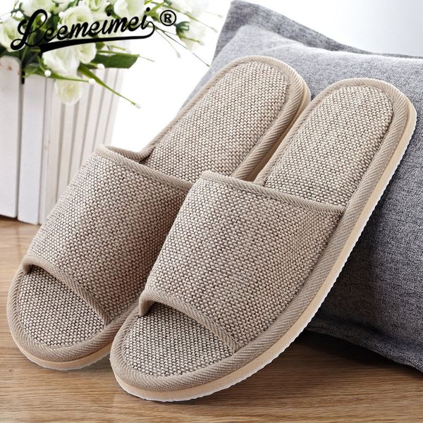natural flax home slippers indoor floor shoes silent sweat slippers for summer women sandals 37-43, Black
natural flax home slippers indoor floor shoes silent sweat slippers for summer women sandals 37-43, Black