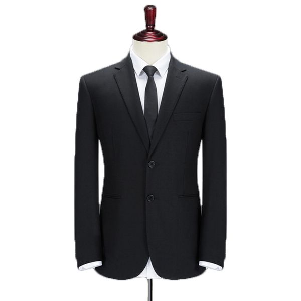new arrival brand black men suit jacket notched lapel clothing fashion slim fit male suits casual solid color masculine blazer, White;black
new arrival brand black men suit jacket notched lapel clothing fashion slim fit male suits casual solid color masculine blazer, White;black