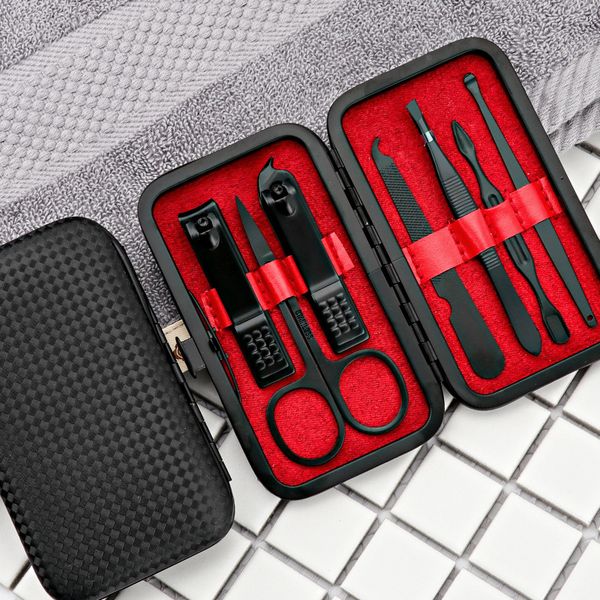 nail art kits 7pcs/set black stainless steel manicure clippers pedicure set portable travel hygiene kit trimmer cutter tool
nail art kits 7pcs/set black stainless steel manicure clippers pedicure set portable travel hygiene kit trimmer cutter tool
