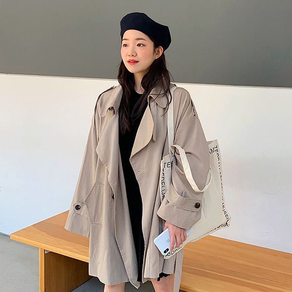 plus size korean edition jackets women 2019 autumn female fashion open front overcoat oversize loose casual wear woman's coat, Black;brown
plus size korean edition jackets women 2019 autumn female fashion open front overcoat oversize loose casual wear woman's coat, Black;brown