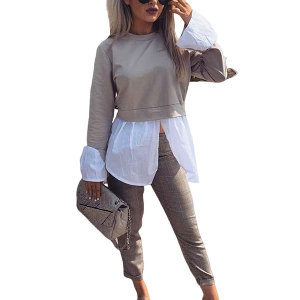 elegant ruffles pactwork o neck women spring long sleeve blouse shirt office lady harajuku casual korean 2020 sj3682e, White
elegant ruffles pactwork o neck women spring long sleeve blouse shirt office lady harajuku casual korean 2020 sj3682e, White