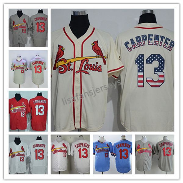 mens 13 matt carpenter button down jersey home away road pullover embroidered wholesale jerseys ing, Blue;black
mens 13 matt carpenter button down jersey home away road pullover embroidered wholesale jerseys ing, Blue;black