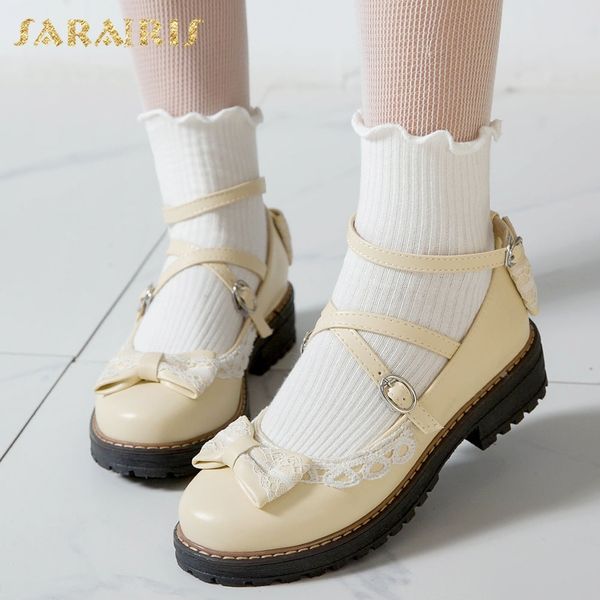 sarairis 2020 nueva moda agradable pajarita mary janes zapatos de plataforma de mujer mujeres dropship hebilla correa concisa zapatos, Black
sarairis 2020 nueva moda agradable pajarita mary janes zapatos de plataforma de mujer mujeres dropship hebilla correa concisa zapatos, Black