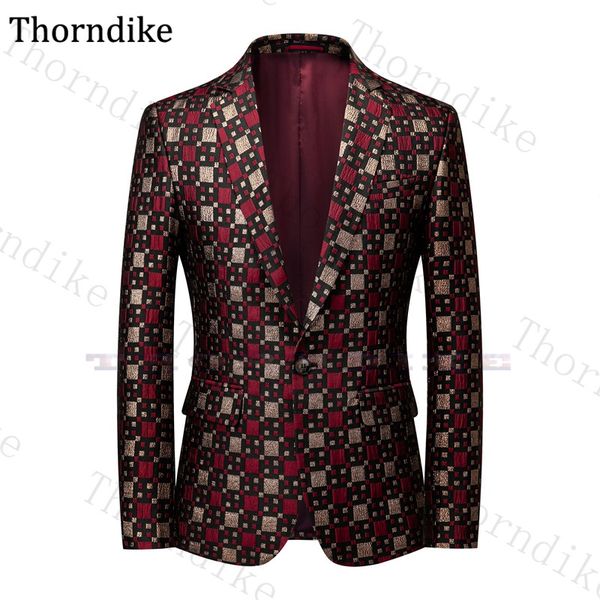thorndike plaid blazer for men suit jacket notched lapel wedding dress coat single business male button veste costume homme 2020, White;black
thorndike plaid blazer for men suit jacket notched lapel wedding dress coat single business male button veste costume homme 2020, White;black