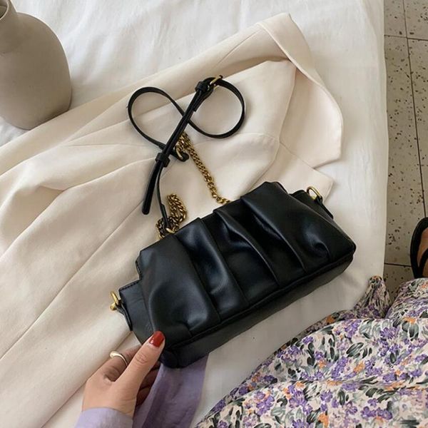 2020 new fashion korean style summer solid color chain shoulder/crossbody bag women's fashion pleated armpit
2020 new fashion korean style summer solid color chain shoulder/crossbody bag women's fashion pleated armpit