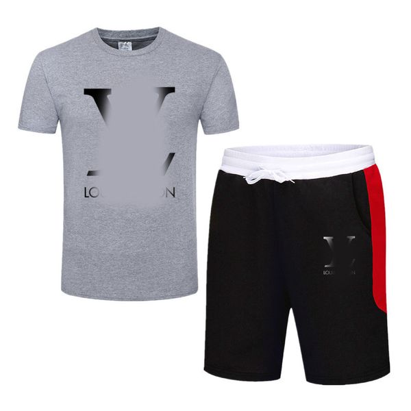 mens fashion tracksuit with letters u8 lv women summer sportswear short sleeves pullover jogger pants suits o-neck sportsuit, Gray
mens fashion tracksuit with letters u8 lv women summer sportswear short sleeves pullover jogger pants suits o-neck sportsuit, Gray