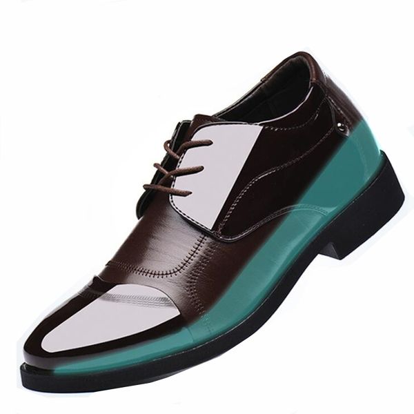 patent leather pointed mens shoes comfortable office dress shoe lace up increase within heel male causal bussiness shoe, Black
patent leather pointed mens shoes comfortable office dress shoe lace up increase within heel male causal bussiness shoe, Black