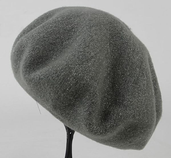 6pcs elegant wool beret caps laced with silver threads spring women grey woolen berets hats winter lady shining hat wholesale, Blue;gray
6pcs elegant wool beret caps laced with silver threads spring women grey woolen berets hats winter lady shining hat wholesale, Blue;gray