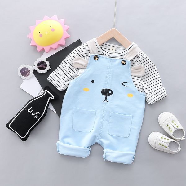 hylkidhuose 2019 autumn toddler infant clothing sets baby girls clothes suits stripe t shirt bib pants children casual costume, White
hylkidhuose 2019 autumn toddler infant clothing sets baby girls clothes suits stripe t shirt bib pants children casual costume, White