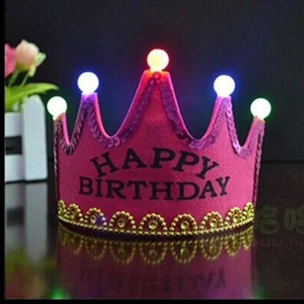 1pc 2020 new happy birthday party decorations kids hat crown children universal led lighting birthday party hat delivered
1pc 2020 new happy birthday party decorations kids hat crown children universal led lighting birthday party hat delivered