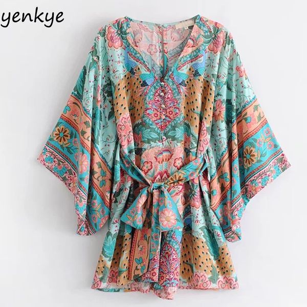 summer beach boho jumpsuits women peacock printed jumpsuit loose-fitting sleeve with belt casual romper short plus size, Black;white
summer beach boho jumpsuits women peacock printed jumpsuit loose-fitting sleeve with belt casual romper short plus size, Black;white