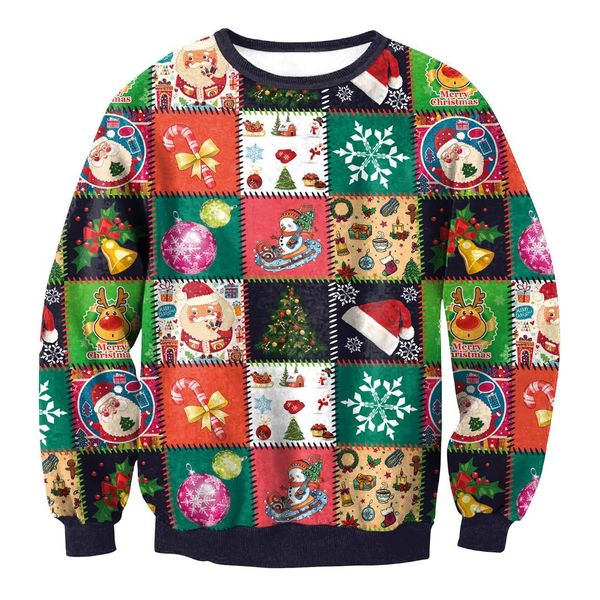 2018 christmas patchwork print hoodies women o-neck loose sweatshirt winter clothes sudaderas mujer couples lovers suit, Black
2018 christmas patchwork print hoodies women o-neck loose sweatshirt winter clothes sudaderas mujer couples lovers suit, Black