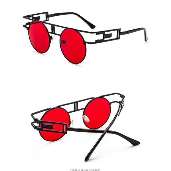 metal gothic retro sunglasses for men punk style parallel bars hollow frame designs sun eyeglasses mirror lenses personality eyewear, White;black
metal gothic retro sunglasses for men punk style parallel bars hollow frame designs sun eyeglasses mirror lenses personality eyewear, White;black
