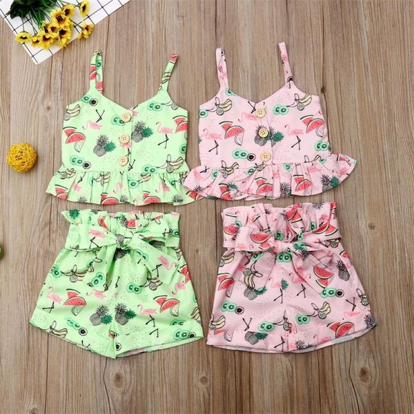 2020 brand summer infant baby girl kids 2pcs outfit super cute fruit print sling button bowknot shorts clothes cotton set, Pink;blue
2020 brand summer infant baby girl kids 2pcs outfit super cute fruit print sling button bowknot shorts clothes cotton set, Pink;blue