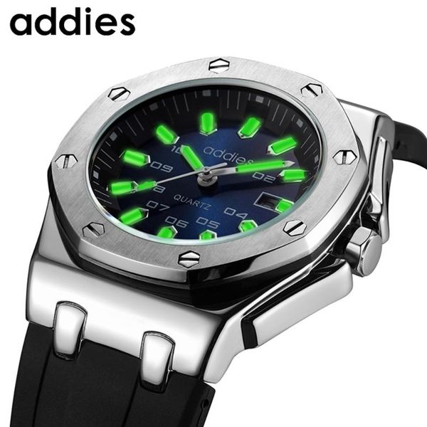 addies men sport watch silicone strap quartz army watches date clock men male relogio masculino, Slivery;brown
addies men sport watch silicone strap quartz army watches date clock men male relogio masculino, Slivery;brown
