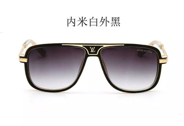new sunglasses men designer metal vintage sunglasses fashion style square frameless uv 400 lens with original case, White;black
new sunglasses men designer metal vintage sunglasses fashion style square frameless uv 400 lens with original case, White;black